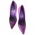 Gianvito Rossi 105 violet Purple Leather  ref.70064