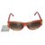 Christian Dior Oculos escuros Vermelho Dourado Plástico  ref.70186