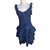 Betsey Johnson Dress Blue Cotton  ref.70212