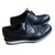 Prada sapatos masculinos Preto Couro  ref.70244