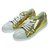 Versace Men's Sneakers Golden Leather  ref.70498