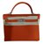 Hermès KELLY Orange Leather  ref.70622