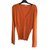 Hermès Pull Coton Orange  ref.70699