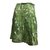 Max Mara Linen pleated skirt White Green  ref.70791
