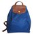 Longchamp Pliage Cuir Nylon Bleu  ref.70821