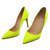Christian Louboutin Pigalle Cuir Jaune  ref.70850