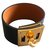 Hermès Bracelet Kelly Dog Cuir Noir  ref.70965