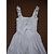 Vestido de algodón blanco sin tirantes Rene Derhy - vista 8