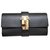 Hermès Schwarzer Chevre Medor 23cm Leder  ref.71150