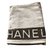 Chanel Toalha de banho Branco Algodão  ref.71249