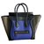 Céline luggage micro Black Blue Khaki Leather  ref.71253