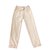 Chanel calça, leggings Cru Seda Lã  ref.71266