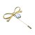 Salvatore Ferragamo Pins e spille D'oro Metallo Perla