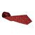 Hermès gravata Vermelho Seda  ref.71272