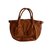 Ikks Handbag Brown Leather  ref.71330