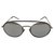 Óculos de sol Dior Synthesis 01 Marrom Preto Prata Metal  ref.71406