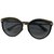 Dior Gafas de sol Castaño Negro Dorado Acetato  ref.71419