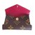 Louis Vuitton Purses, wallets, cases Brown Cloth  ref.71434