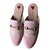 Gucci Princetown Pink Limited Japan Edition Flats Rosa Couro  ref.71456