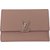Louis Vuitton Capucines Geldbörse Pink Leder  ref.71476