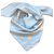 Chanel sciarpe Blu Seta  ref.71477