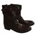 Yohji Yamamoto Ankle Boots Dark brown Leather  ref.71601