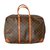 Louis Vuitton Sirius 45 suitcase Brown Cloth  ref.71621