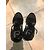 Tacones Christian Dior negros de satén y terciopelo 12cm - vista 8