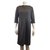Diane Von Furstenberg Dress Grey Wool Elastane Polyamide  ref.71787