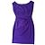 Vestido de lana morado Diane Von Furstenberg Púrpura - vista 4