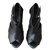 Hermès sandals Black Leather  ref.71909