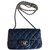 Chanel Tasche Marineblau Leder  ref.71972