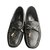 Louis Vuitton Loafers Black Leather  ref.71979