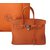 Hermès Birkin 35 Orange Leder  ref.72034