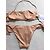 La Perla Bikini Beige mit Pailletten - Ansicht 3