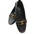 Louis Vuitton Loafers Black Leather  ref.72172