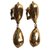 Yves Saint Laurent Earrings Golden Metal  ref.72198