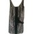Balenciaga Dress Black Silvery Silk Polyester  ref.72243