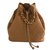 Chanel Mochila vintage Beige Cuero  ref.72252