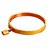 Hermès Kelly bracelet Golden Yellow Leather Metal  ref.72288