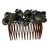Chanel Hair accessories Brown Silvery Green  ref.72350