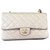 Timeless Chanel Vintage Handtasche Beige Leder  ref.72408