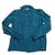Yves Saint Laurent Chemise en soie Bleu  ref.72483