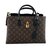 Louis Vuitton Handtaschen Grau Leinwand  ref.72510