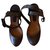 inconnue sandals Chocolate Leather  ref.72534