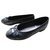 Chanel Zapatillas de ballet Negro Cuero  ref.72620