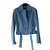 Louis Vuitton Biker jackets Blue Leather  ref.72678