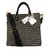 Love Moschino Einkaufstasche mit dem Gurt Grau Tuch  ref.72686