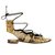 Saint Laurent sandals Python print Leather  ref.72694