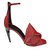 Saint Laurent sandals Red Patent leather  ref.72764